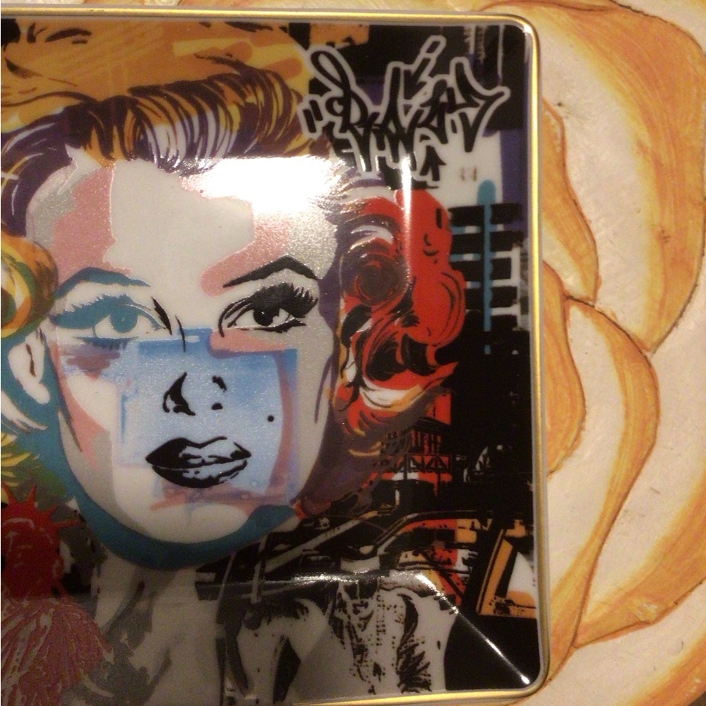 NWOT Baci Milano Square Tray Trinket Plate - Picture 3 of 7